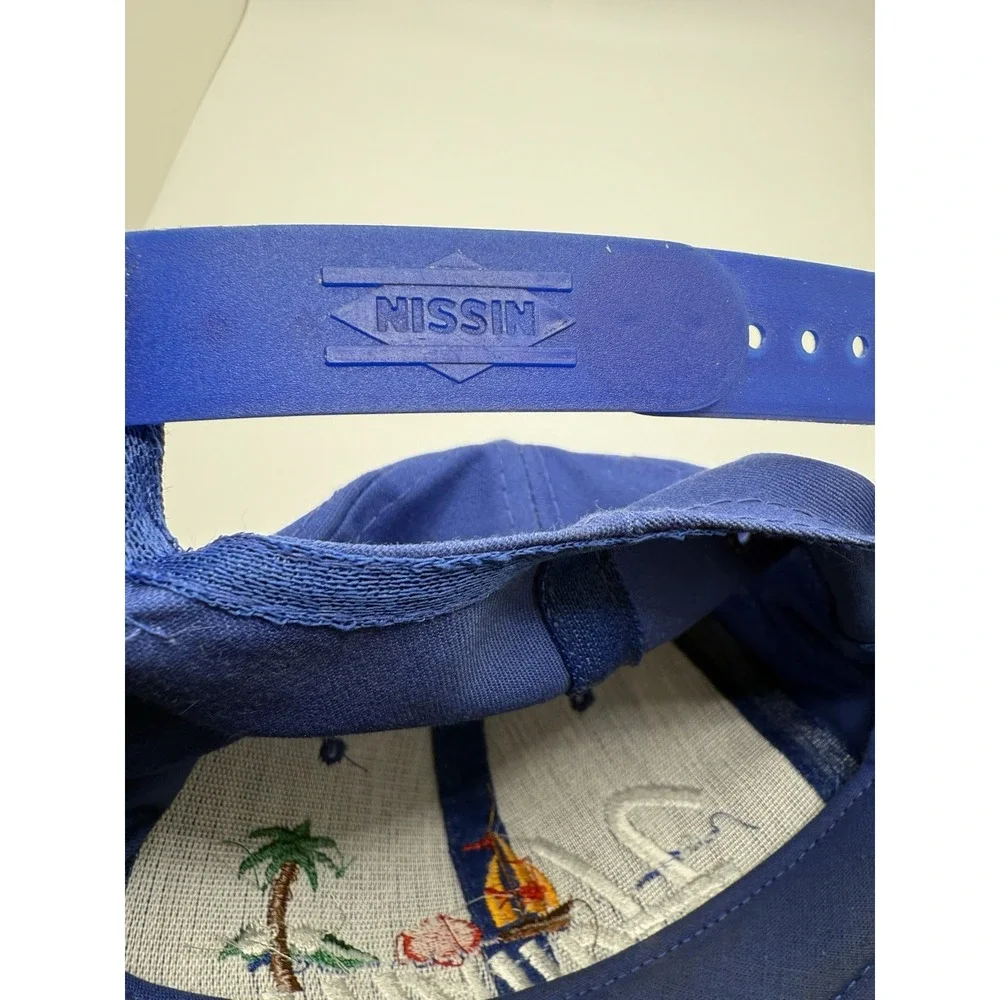 Vintage Hawaii Embroidered Snapback Hat Nissin‎ Cap Made Philippines 90s